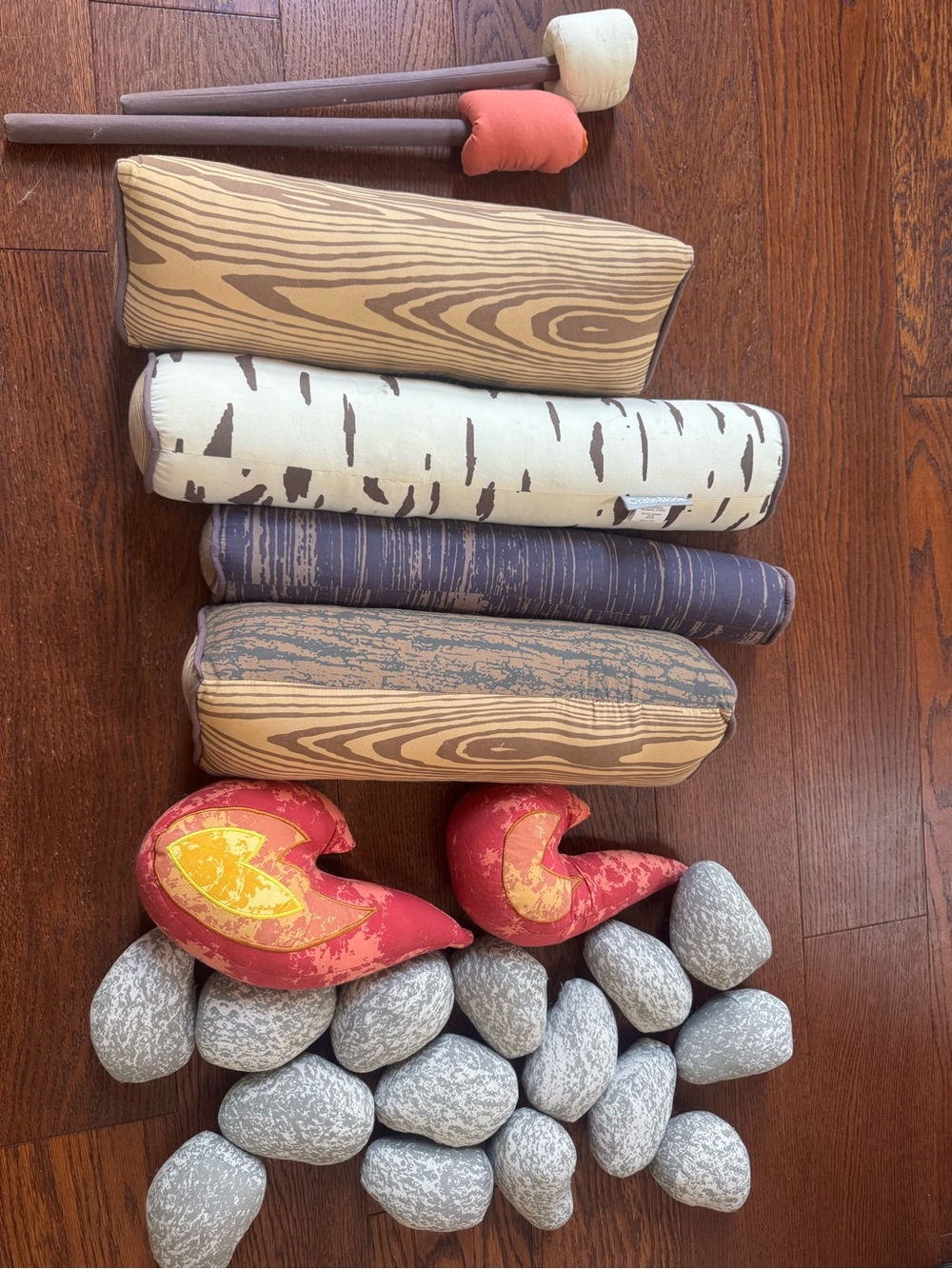 Crate &Barrel kids Plush Campfire Kids Playset